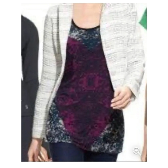 Nwt CAbi Heart of Love Racerback Tank purple & gray size Small - Picture 2 of 9